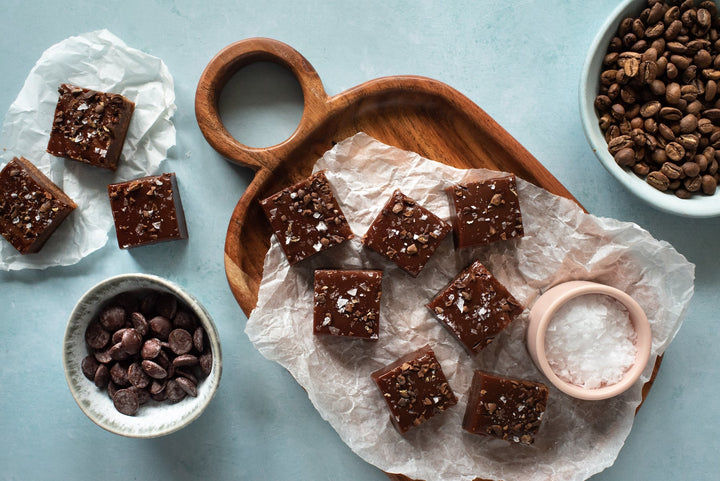 Chokladkola med julkaffe